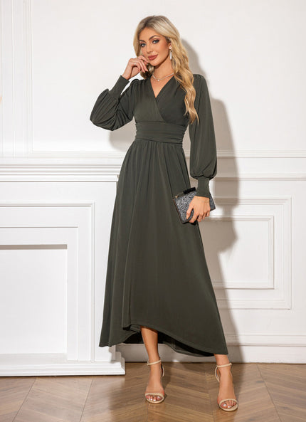 Robe Trapèze Maxi Asymétrique Sage