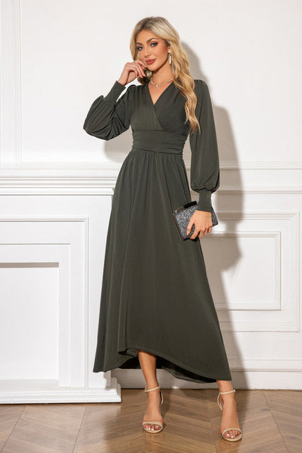 Robe Trapèze Maxi Asymétrique Sage