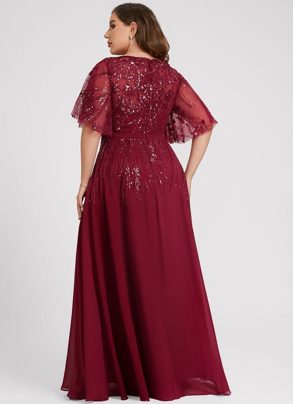 Robe Trapèze Marine Éclatante - gallery 8