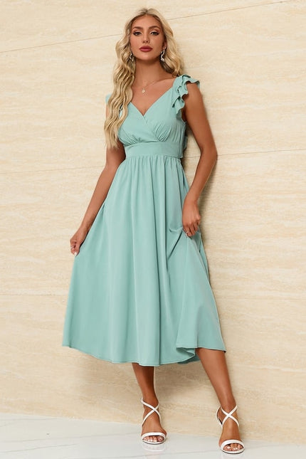 Robe Trapeze Volant - gallery 5