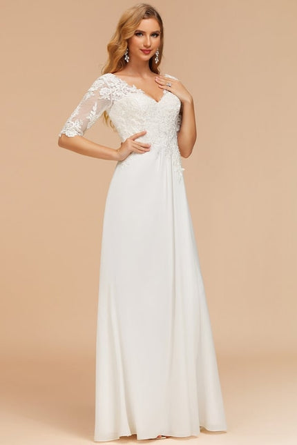 Robe Trapèze Éblouissante Aérienne - gallery 1