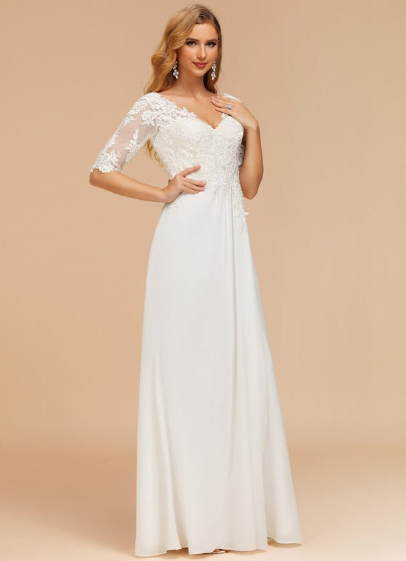 Robe Trapèze Éblouissante Aérienne - gallery 1