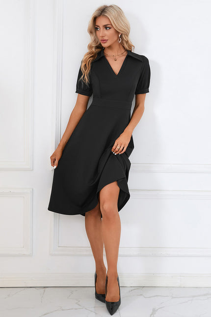 Robe Trapèze Élégante Midi