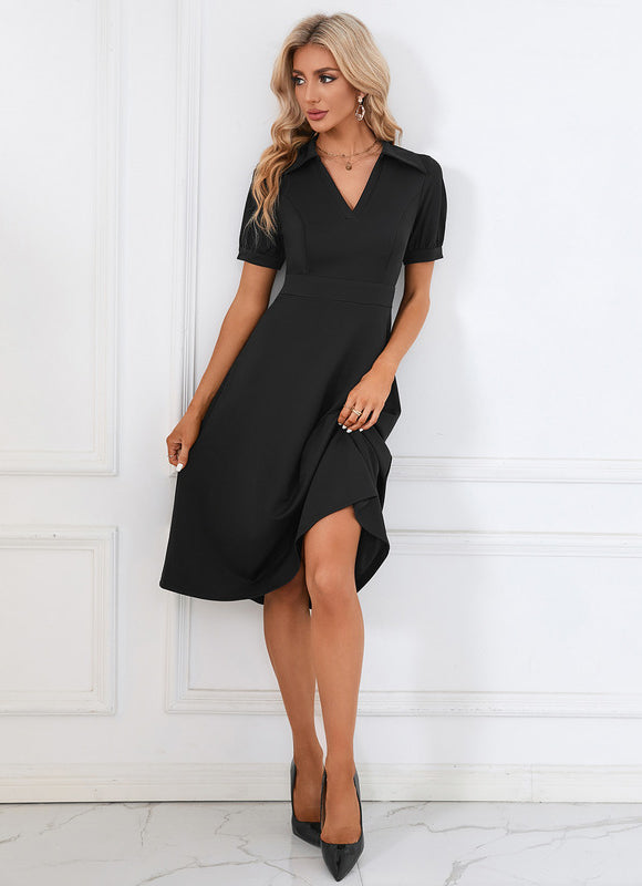 Robe Trapèze Élégante Midi