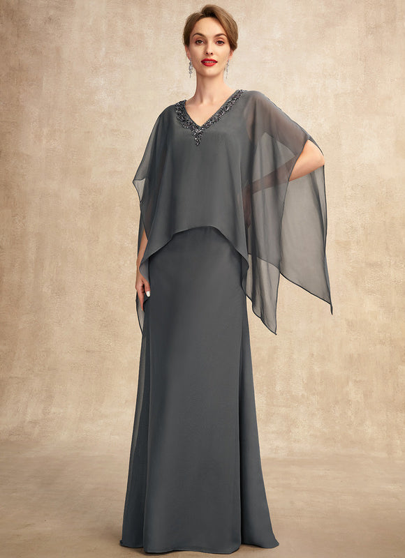 Robe Trapèze Chic Voile Sombre