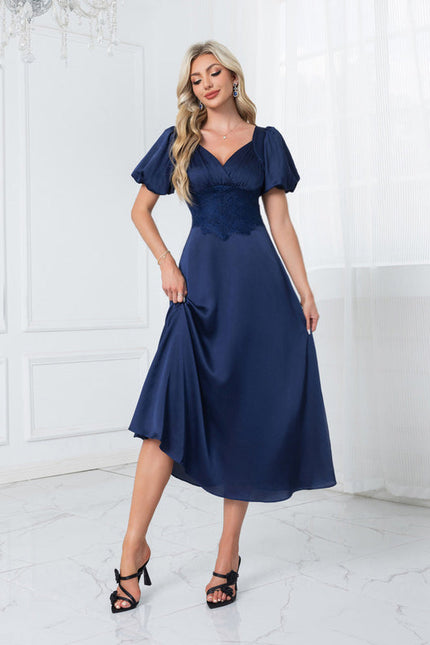 Robe Trapèze Nuit Élégante - gallery 2