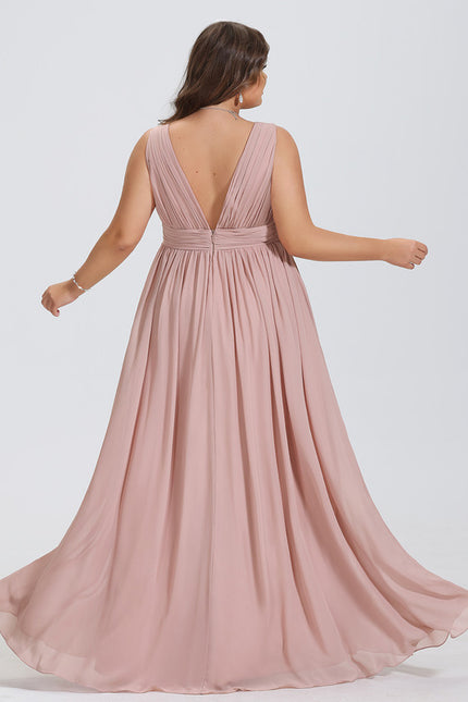 Robe Trapèze Élégante Mousseline - gallery 7