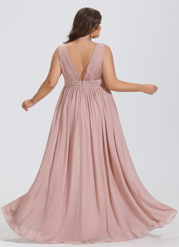 Robe Trapèze Élégante Mousseline - gallery 7