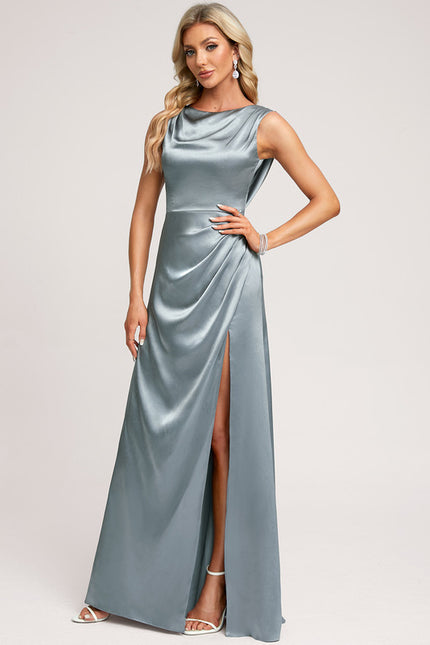 Robe Trapèze Éclat Argenté Chic - gallery 1