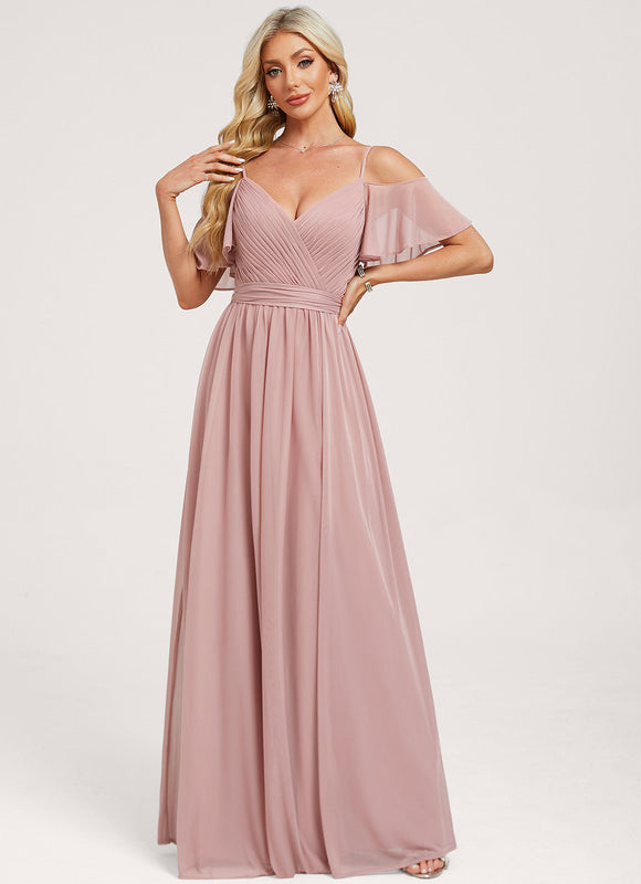 Robe Trapèze Flottaison Élégante - gallery 2