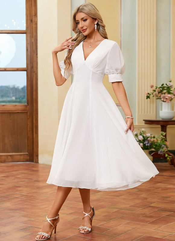 Robe Trapèze Élégance Fluidité - gallery 1