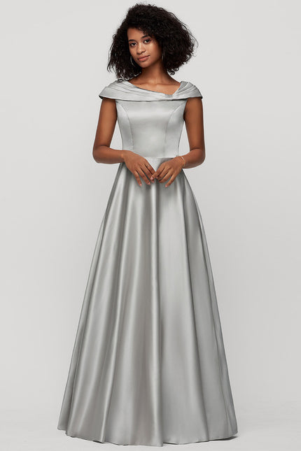 Robe Trapèze Satinée Élégante - gallery 3