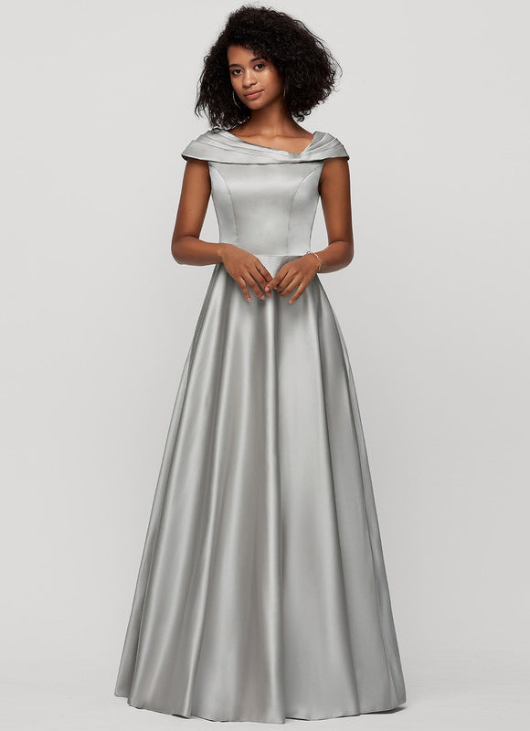 Robe Trapèze Satinée Élégante - gallery 3