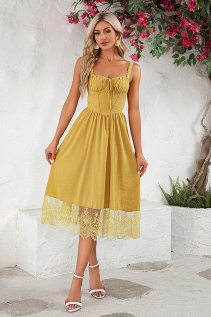 Robe Trapèze Jaune Douceur - gallery 3