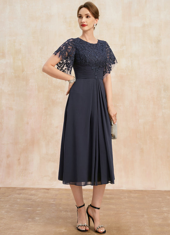 Robe Trapèze Mère Éventail - gallery 3