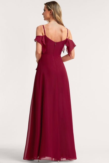 Robe Trapèze Aérienne Céleste - gallery 4