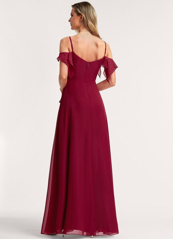 Robe Trapèze Aérienne Céleste - gallery 4