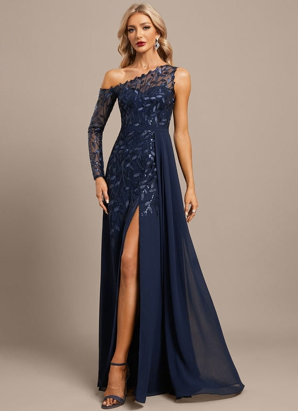 Robe Trapèze Asymétrique Élégante - gallery 3