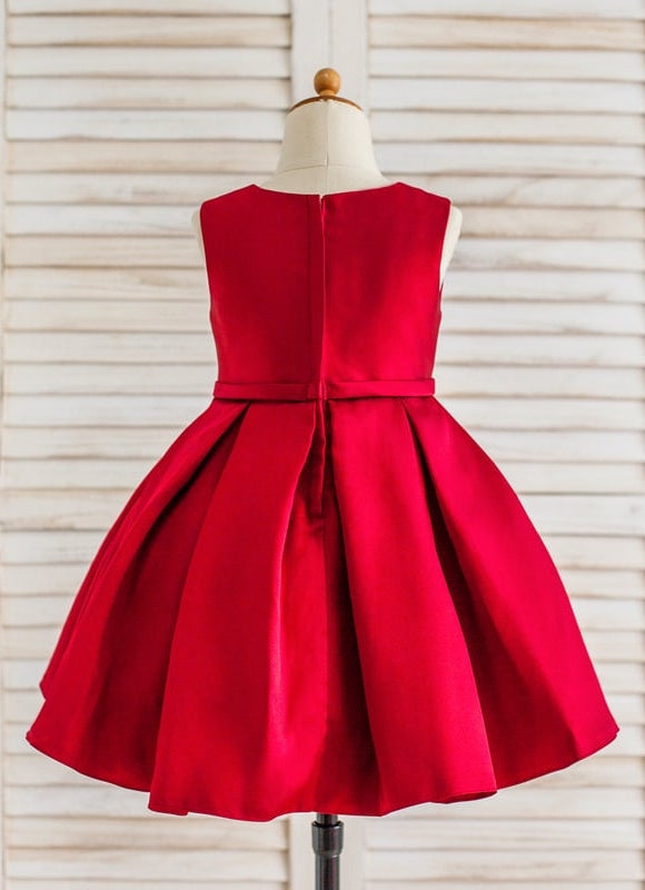 Robe Trapèze Satin Vert Poudré - gallery 8