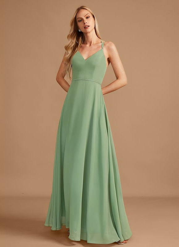 Robe Trapèze Éclat Verdate - gallery 1