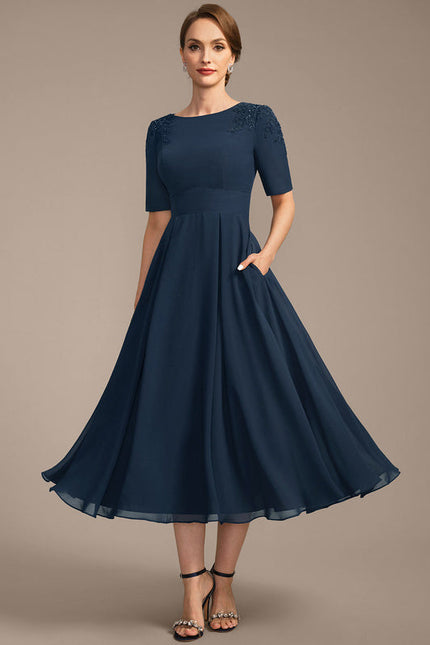 Robe Trapèze Murmure Sombre - gallery 3