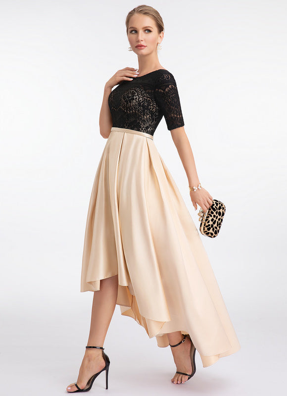 Robe Trapèze Chic Satiné - gallery 2