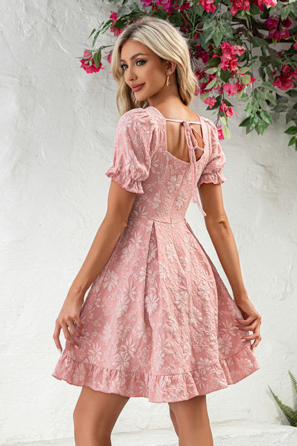 Robe Trapèze Fleurs Pastel - gallery 3