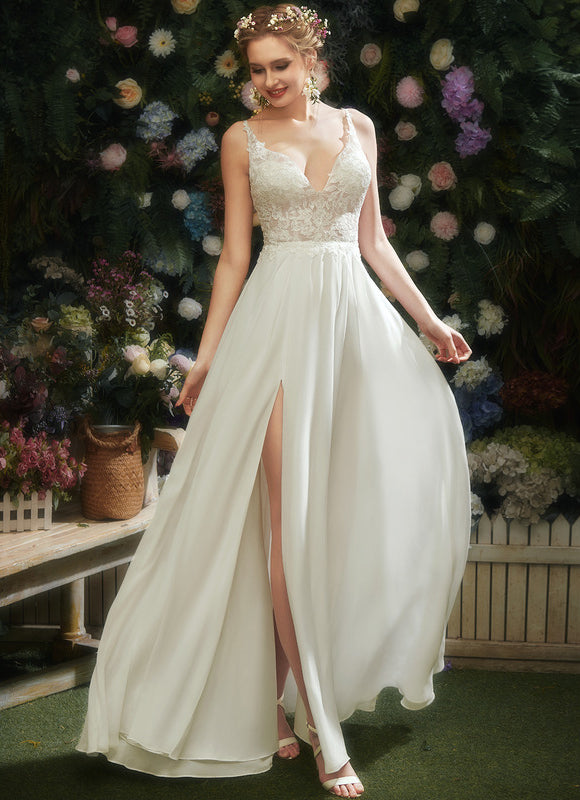 Robe Trapèze Éblouissante Aérienne - gallery 1