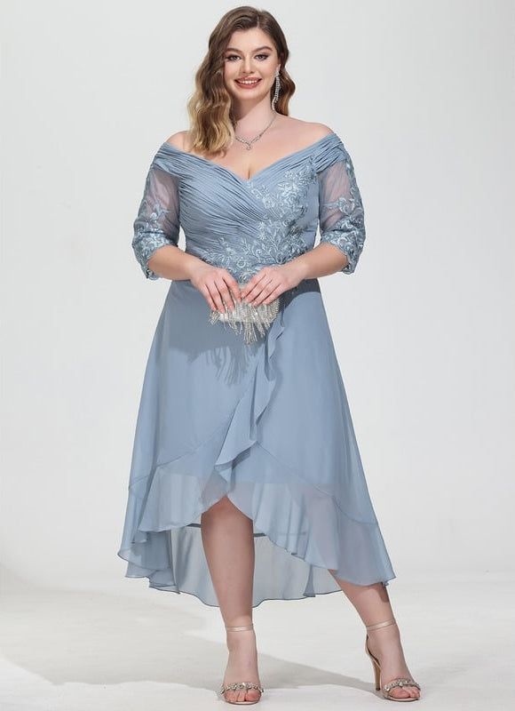 Robe Trapèze Lueur De Soirée - gallery 6