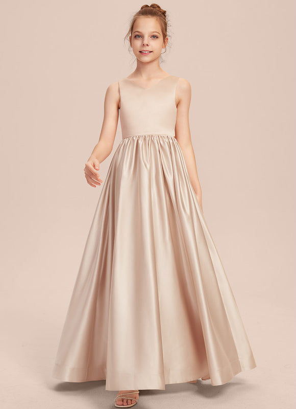 Robe Trapèze Satinée Rose