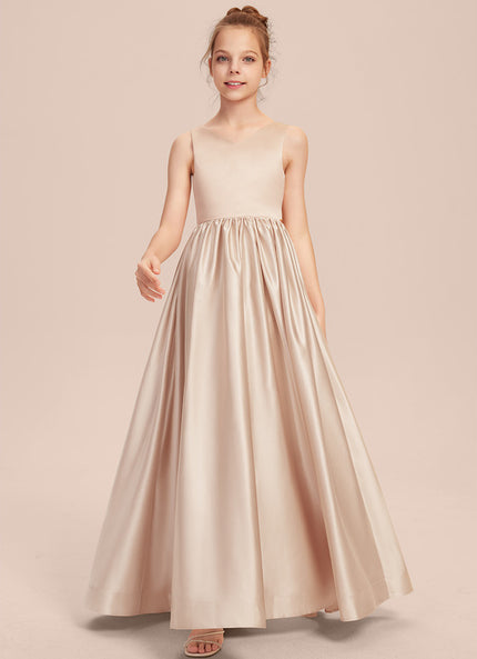 Robe Trapèze Satinée Rose
