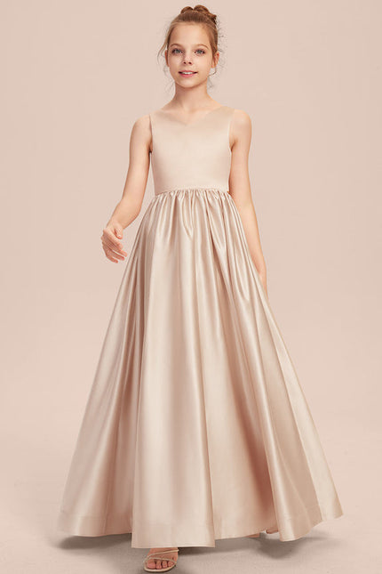Robe Trapèze Satinée Rose