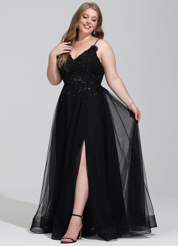 Robe Trapèze Tulle Azur Éthéré - gallery 8