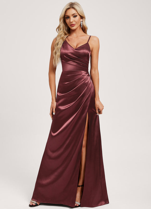 Robe Trapèze Éclat Cerise - gallery 2