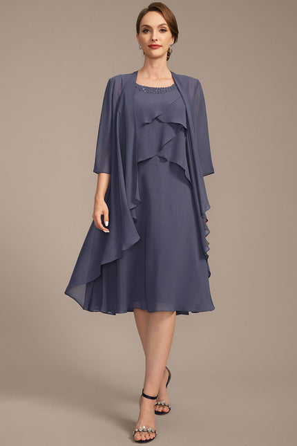 Robe Trapèze Sérénité Mauve