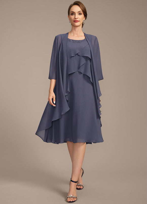 Robe Trapèze Sérénité Mauve