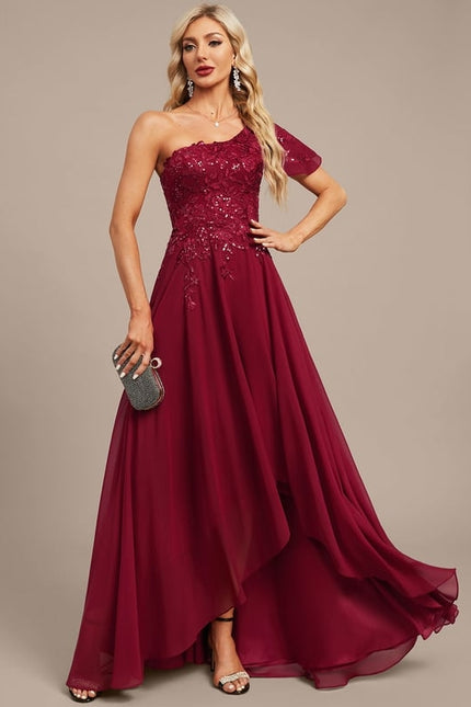 Robe Trapèze Rubis Élégante - gallery 5