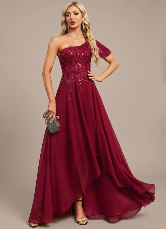 Robe Trapèze Rubis Élégante - gallery 5