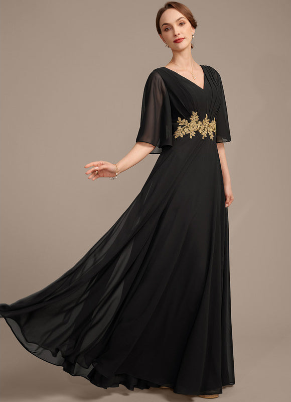 Robe Trapèze Nuit Élégante - gallery 4