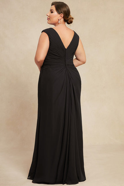 Robe Trapèze Nuit Marine Chic - gallery 9