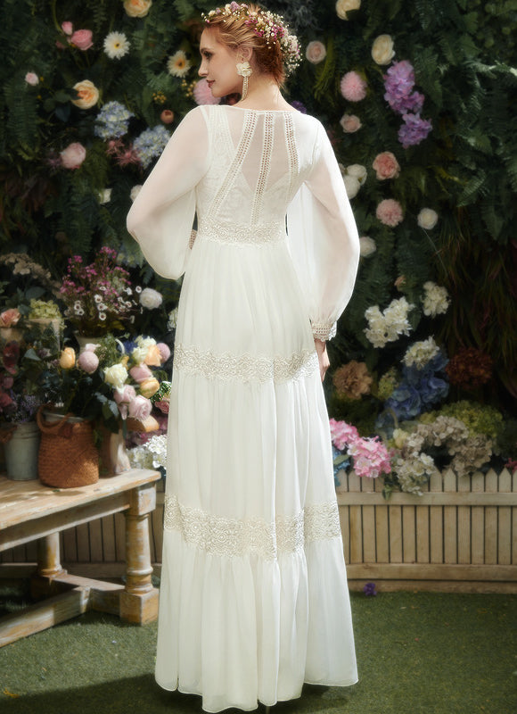 Robe Trapèze Éthérée Lumineuse - gallery 6