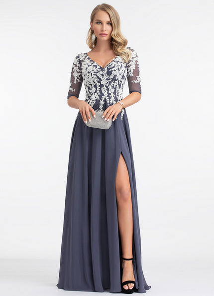 Robe Trapèze Élégance Sombre Étoilée