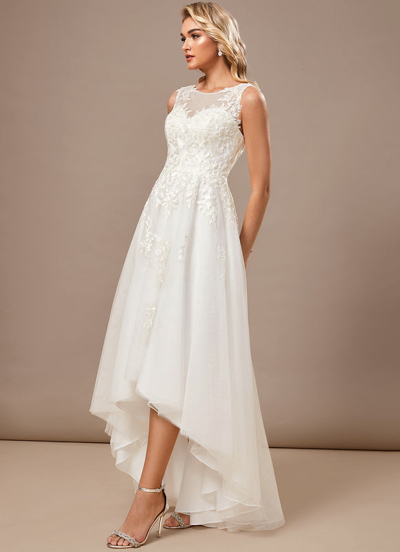 Robe Trapèze Éclatante Tulle - gallery 1