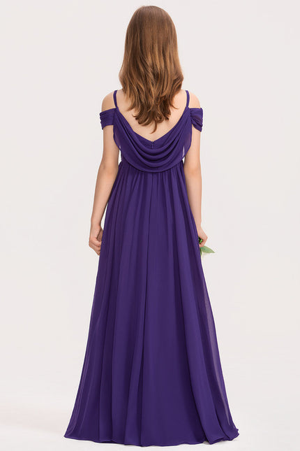 Robe Trapèze Rouge Velours Flottant - gallery 2