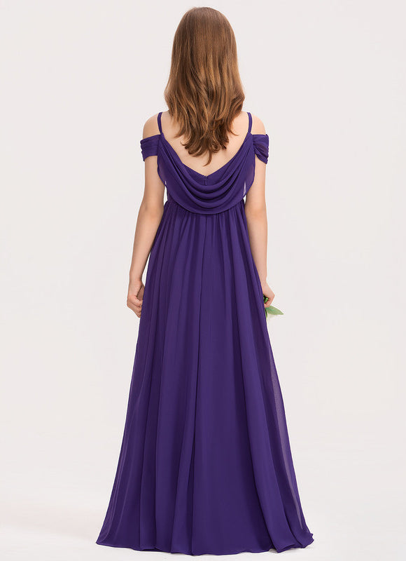 Robe Trapèze Rouge Velours Flottant - gallery 2