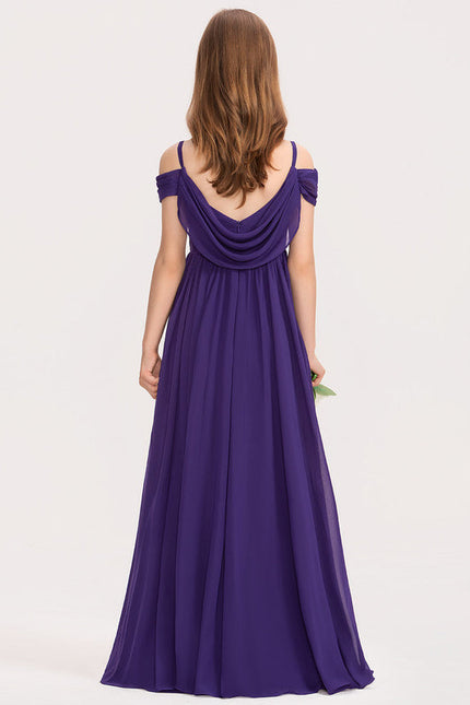 Robe Trapèze Rouge Velours Flottant - gallery 2