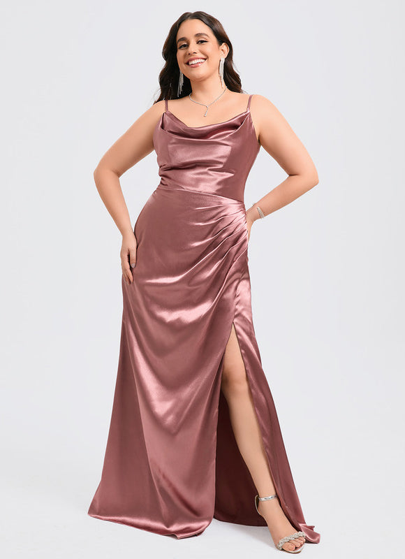 Robe Trapèze Satin Précieux - gallery 7