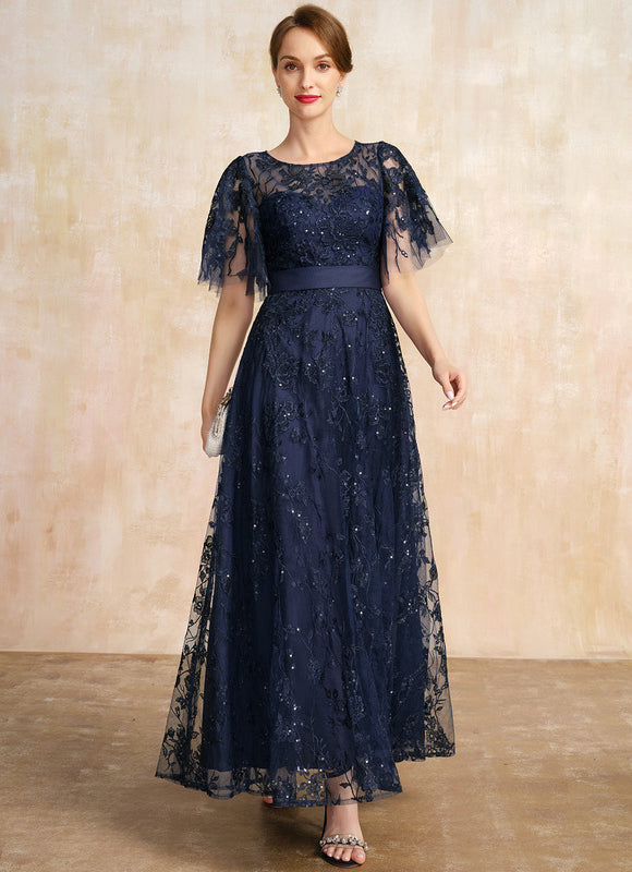 Robe Trapèze Marine Étoilée - gallery 3