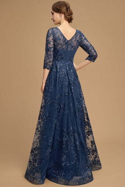 Robe Trapèze Élégance Argentée - gallery 2