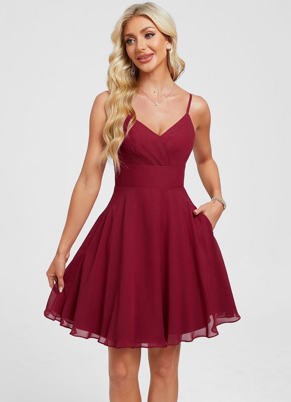 Robe Trapèze Vague Marine - gallery 6